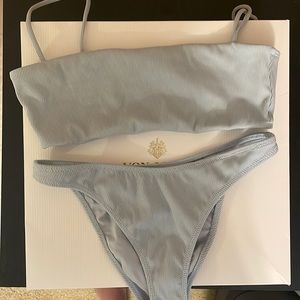 L.A. HEARTS PACSUN Light blue bikini